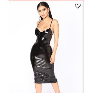 Fashion Nova Latex Dress #NWT